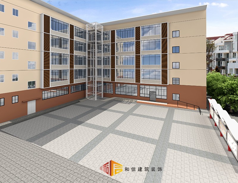 紅光合興社區(qū)內(nèi)廣場及人行道設計